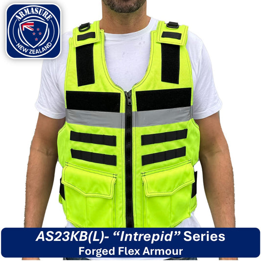 AS23KB(L) - "Intrepid" Series Security High Vis Stab Proof Vest