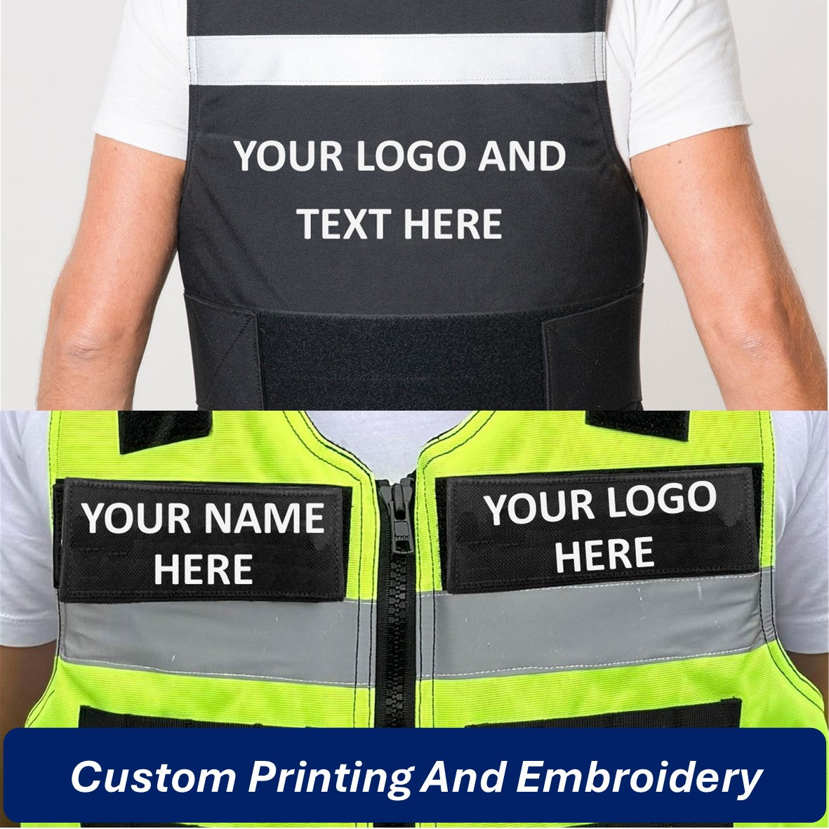 AS23KB(L) - "Intrepid" Series Security High Vis Stab Proof Vest